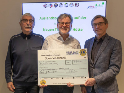 Lions-Club Erfurt-Thuringia unterstützt unsere Auszubildenden