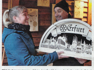 Mal was anderes: Schwibbogen im Erfurt-Stil